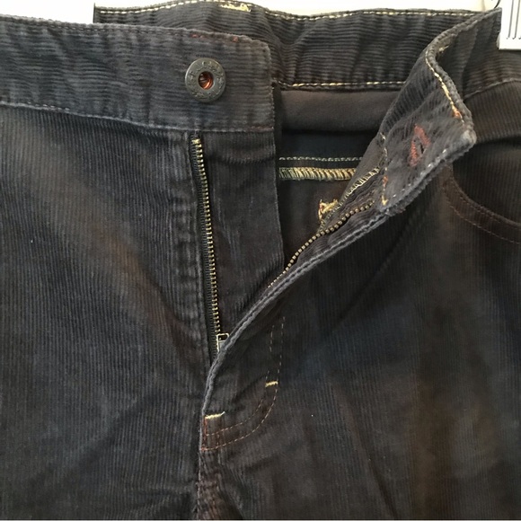Polo Jeans Co. Ralph Lauren Indigo Navy Stretch Corduroy Pants Sixe 14x32 - Picture 7 of 15